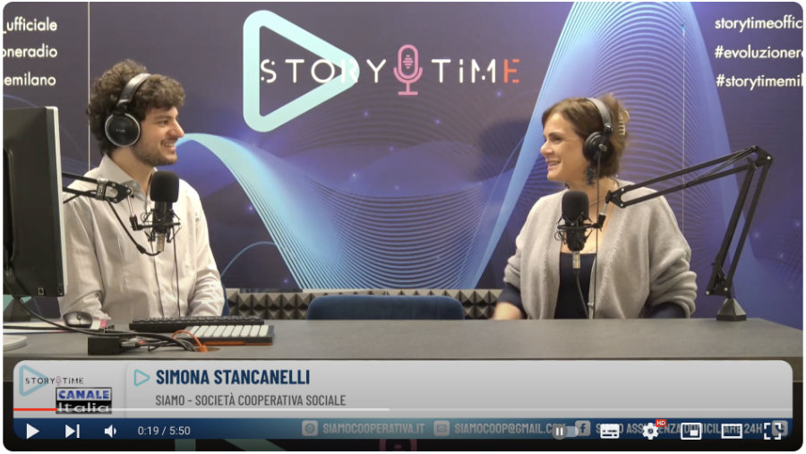 Su radio STORY TIME Simona Stancanelli